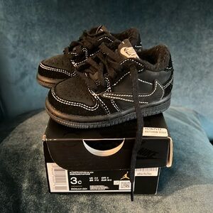 Travis Scott X Air Jordan 1 Retro Black Phantom Baby